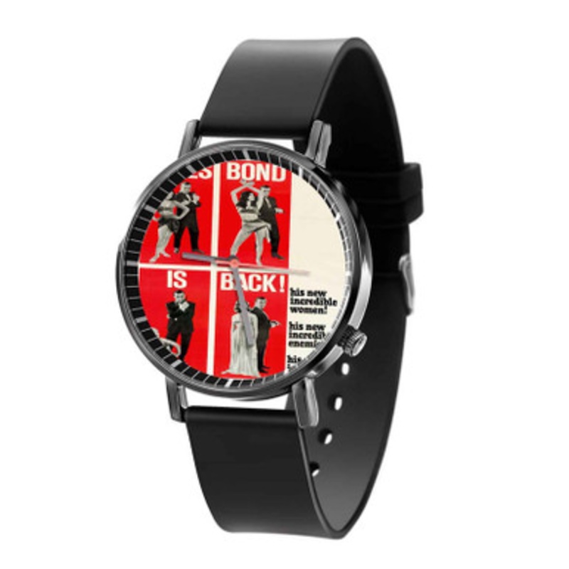 James Bond 007 From Russia With Love Black Quartz Watch Unisex With Premium Gift Box