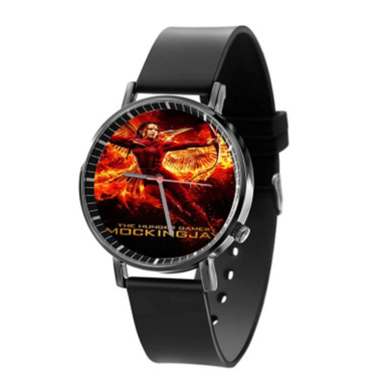 Katniss Everdeen The Hunger Games Black Quartz Watch Unisex With Premium Gift Box