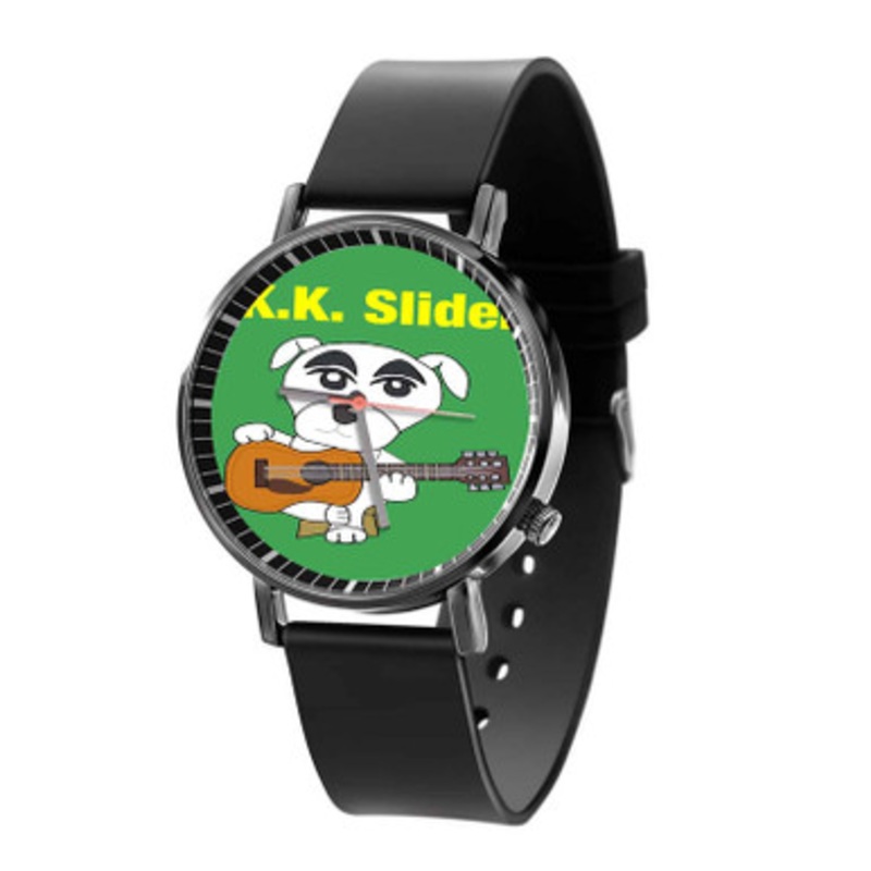 KK Slider Black Quartz Watch With Premium Gift Box for Unisex