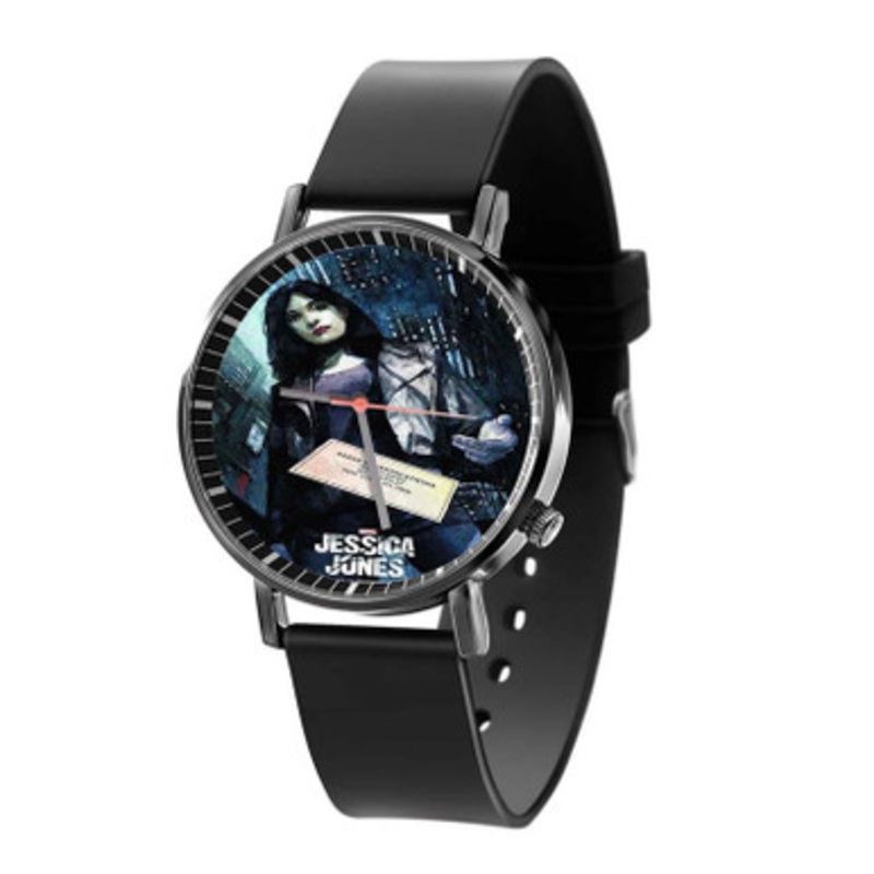 Marvel Jessica Jones Great Unisex Black Quartz Watch With Premium Gift Box