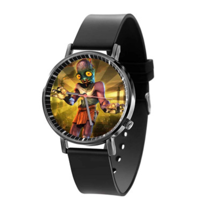 Oddworld New n Tasty Unisex Black Quartz Watch With Premium Gift Box