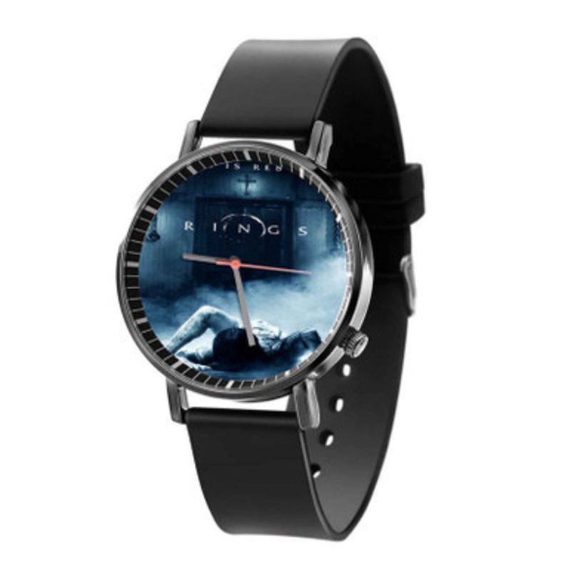 Rings Movie Black Quartz Watch Unisex With Premium Gift Box