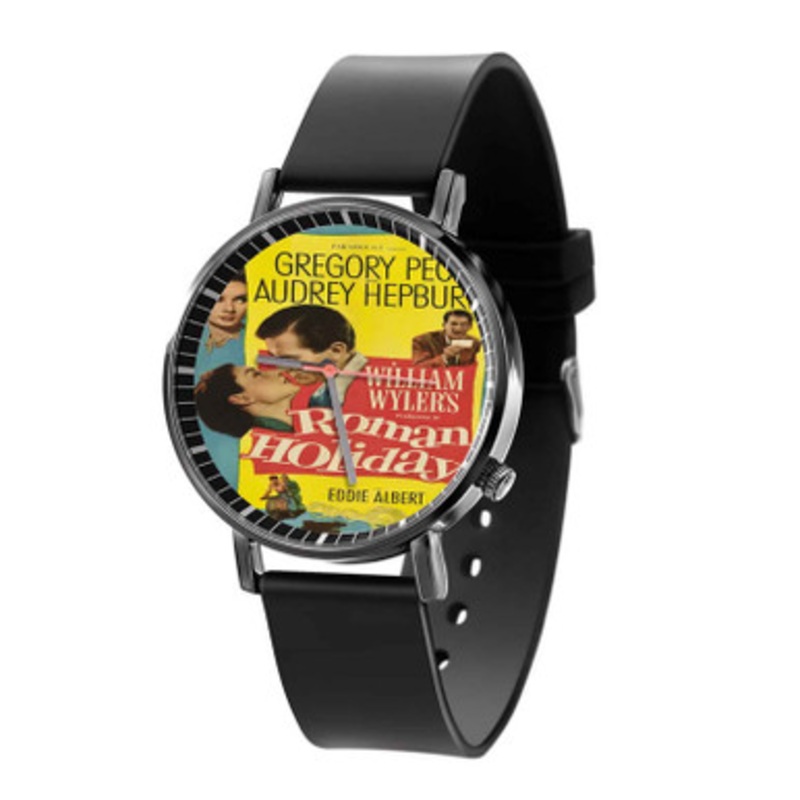 Roman Holiday Great Unisex Black Quartz Watch With Premium Gift Box