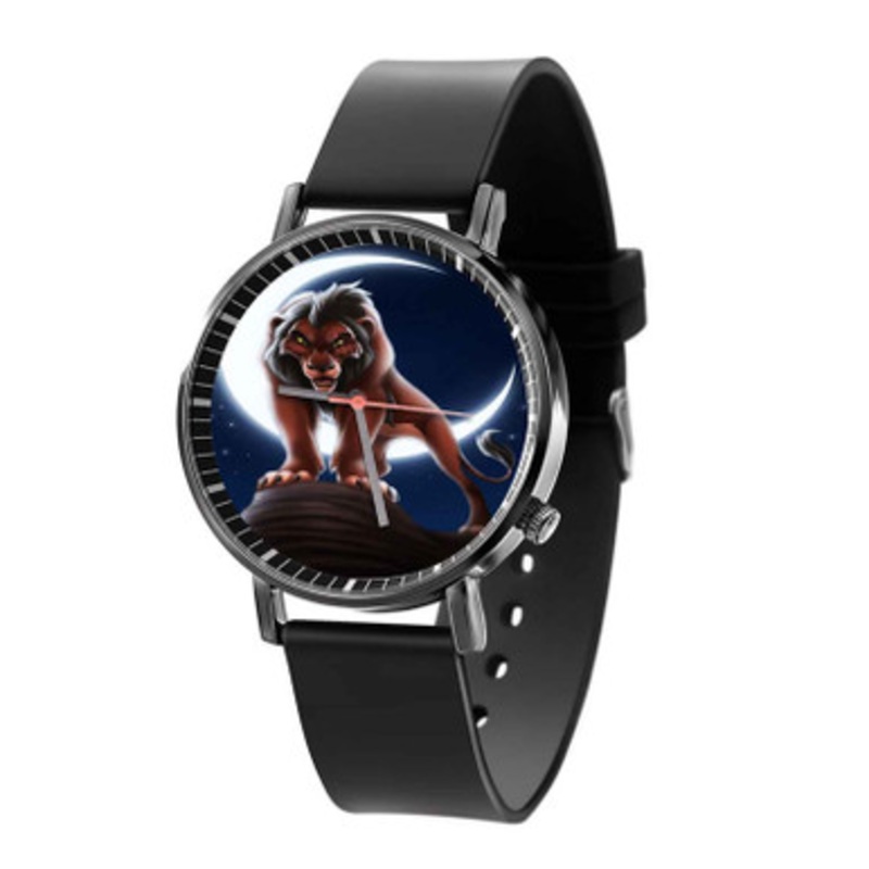 Scar The Lion King Black Quartz Watch Unisex With Premium Gift Box