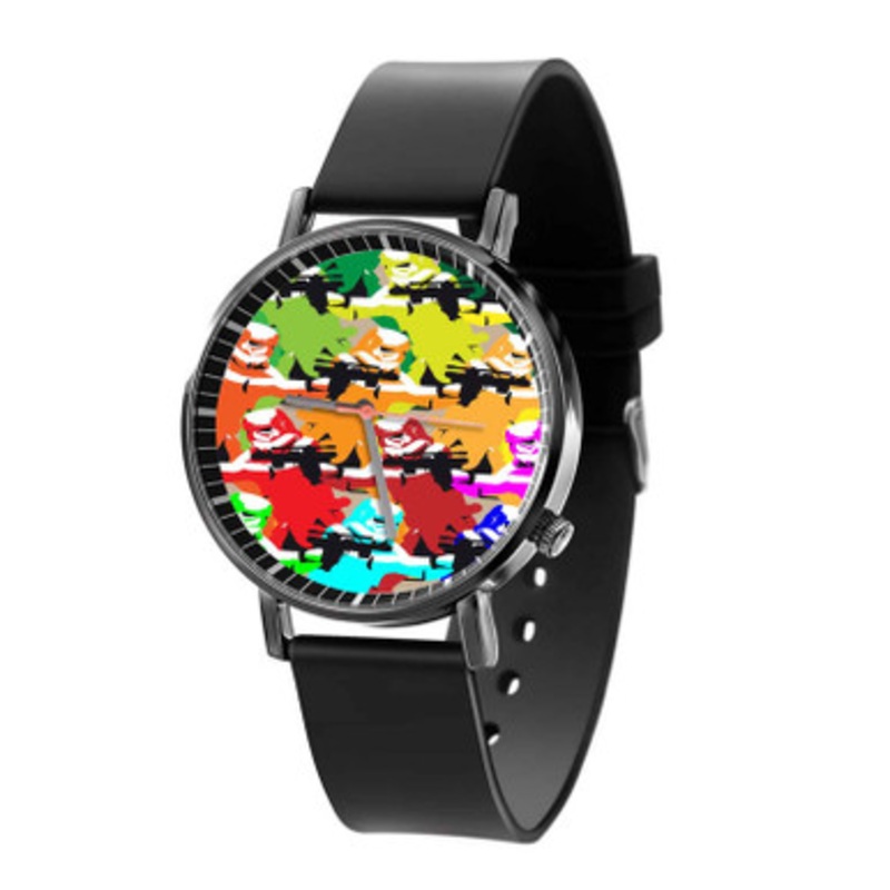 Stormtrooper Star Wars Collage Black Quartz Watch Unisex With Premium Gift Box