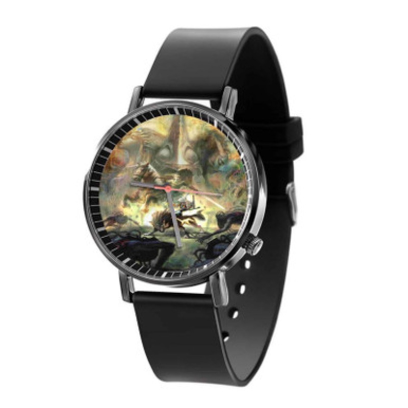 The Legend Of Zelda Twilight Princess Black Quartz Watch Unisex With Premium Gift Box