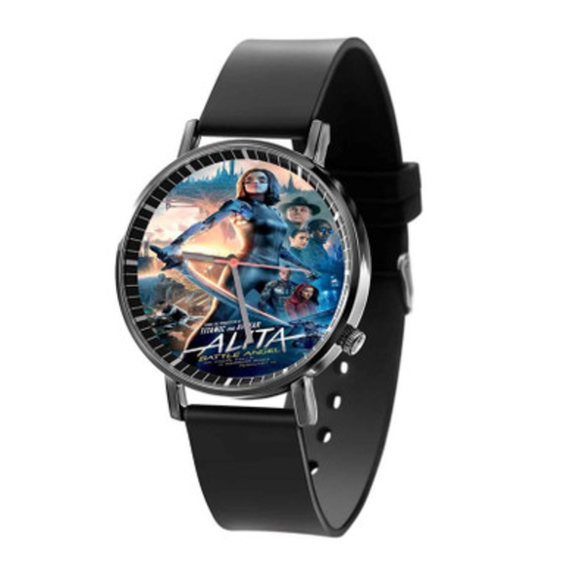 Alita Battle Angel Black Quartz Watch Unisex With Premium Gift Box