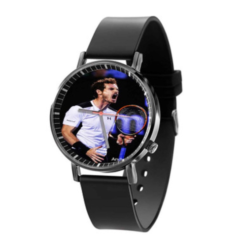Andy Murray Black Quartz Watch Unisex With Premium Gift Box