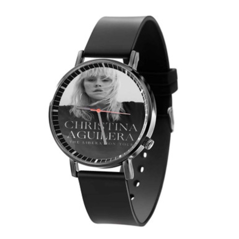 Christina Aguilera The Liberation Tour Black Quartz Watch Unisex With Premium Gift Box