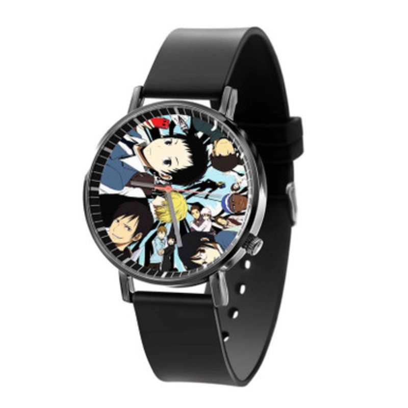 Durarara Characters Black Quartz Watch Unisex With Premium Gift Box