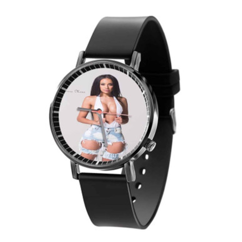 Erica Mena Black Quartz Watch With Premium Gift Box for Unisex