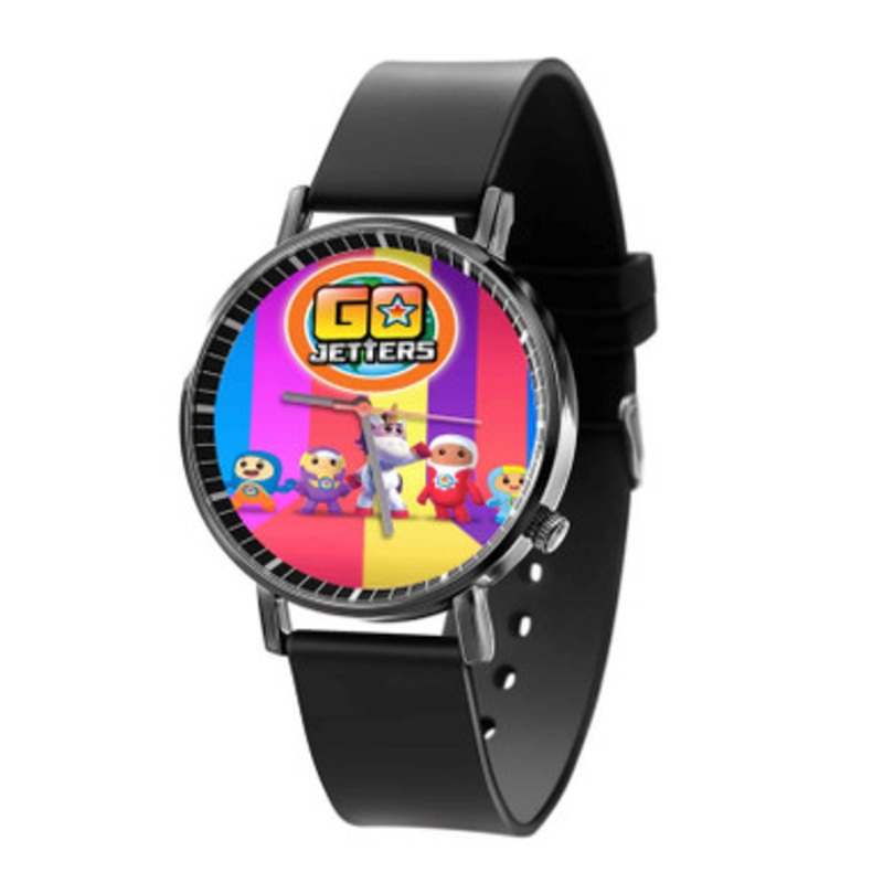 Go Jetters Black Quartz Watch With Premium Gift Box for Unisex