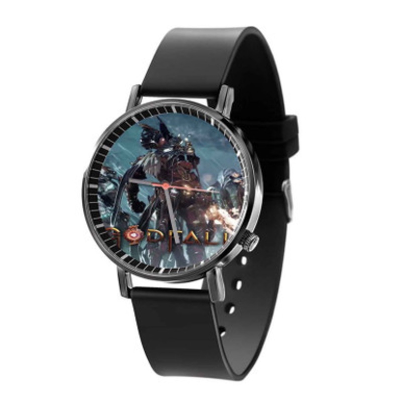 Godfall Black Quartz Watch Unisex With Premium Gift Box