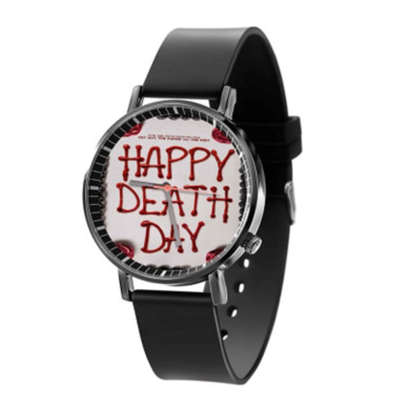 Happy Death Day Black Quartz Watch Unisex With Premium Gift Box