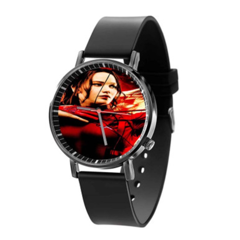 Katniss Everdeen Mockingjay Part 2 Black Quartz Watch Unisex With Premium Gift Box