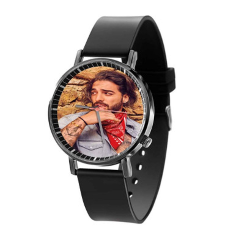 Maluma Arts Black Quartz Watch With Premium Gift Box for Unisex