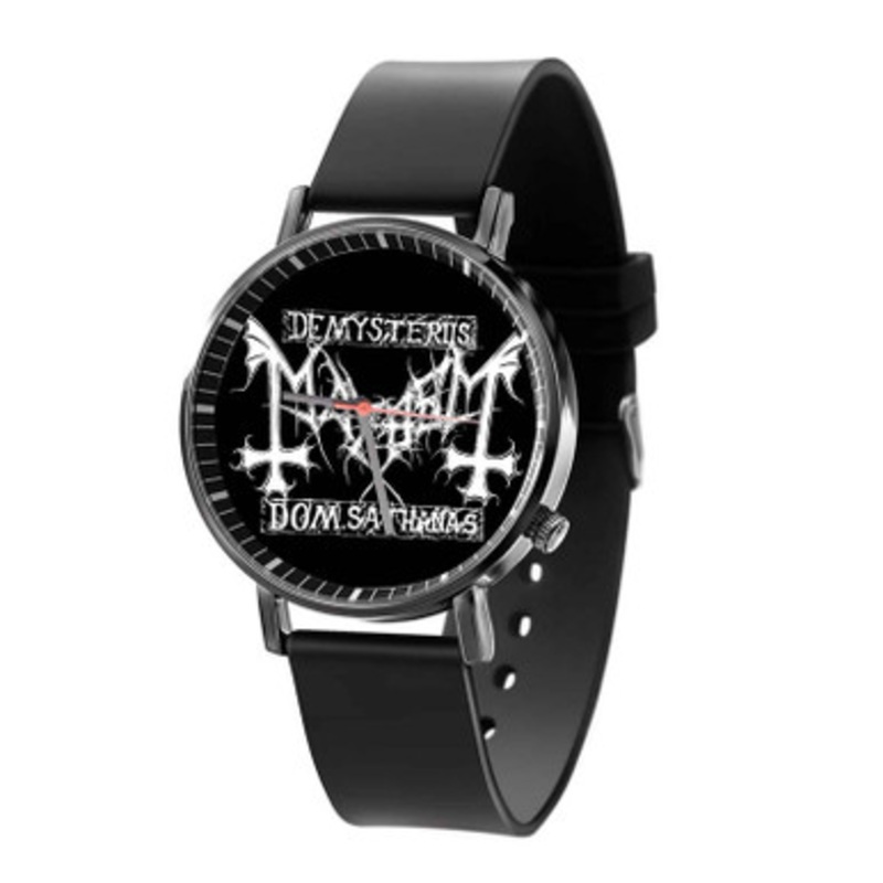 Mayhem Band Black Quartz Watch Unisex With Premium Gift Box