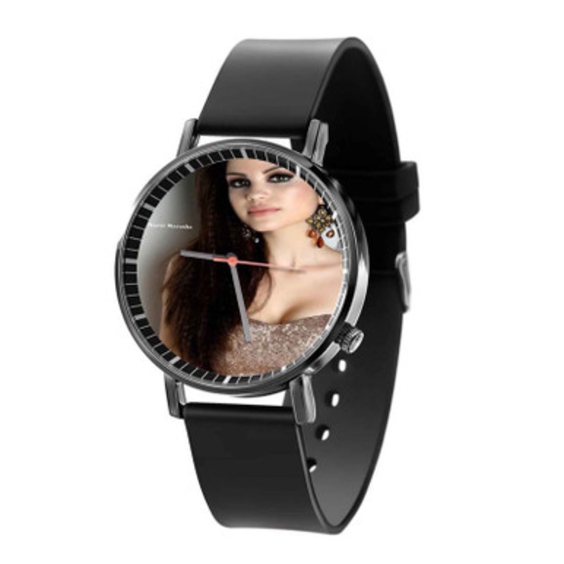 Natti Natasha Black Quartz Watch With Premium Gift Box for Unisex