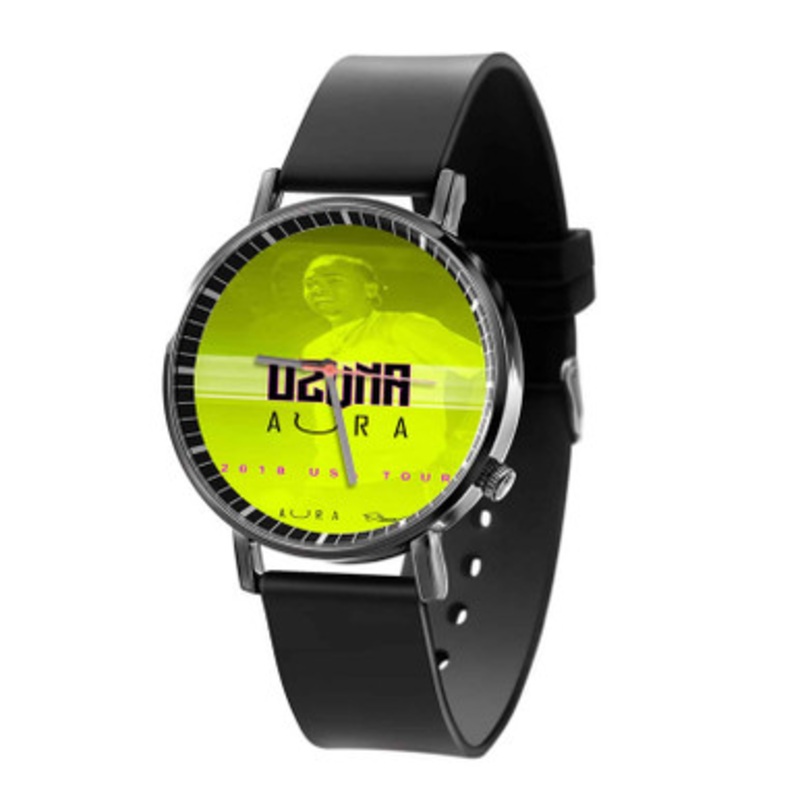 Ozuna Aura Tour Black Quartz Watch Unisex With Premium Gift Box
