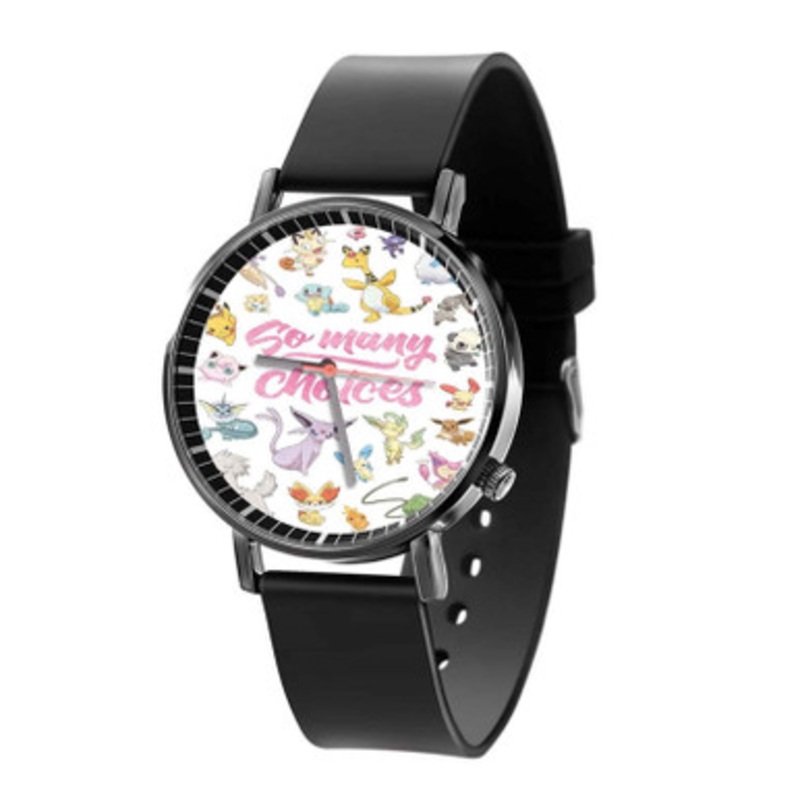 Pok mon Characters Unisex Quartz Watch With Premium Gift Box