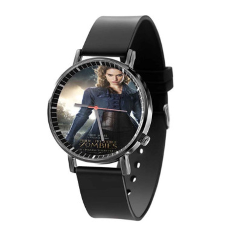 Pride and Prejudice and Zombies Elizabeth Bennet Black Quartz Watch Unisex With Premium Gift Box