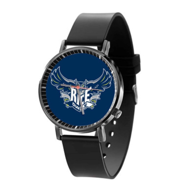 Rice Owls Black Quartz Watch Unisex With Premium Gift Box