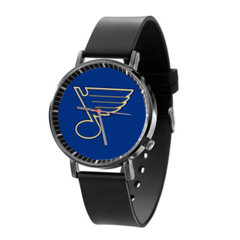 St Louis Blues NHL Black Quartz Watch Unisex With Premium Gift Box