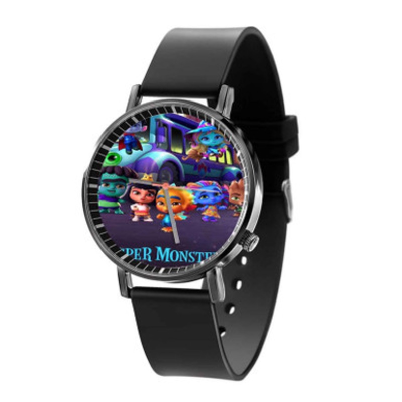Super Monsters Monster Pets Black Quartz Watch Unisex With Premium Gift Box