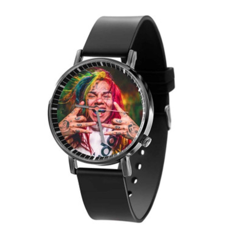 Tekashi69 Black Quartz Watch Unisex With Premium Gift Box
