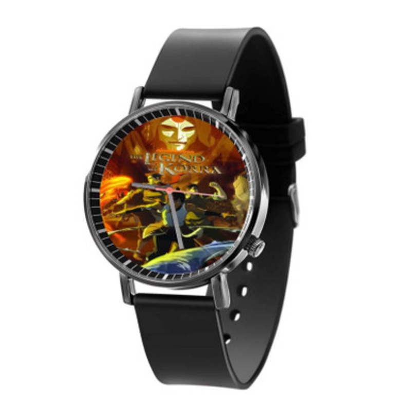 The Legend of Korra Black Quartz Watch Unisex With Premium Gift Box