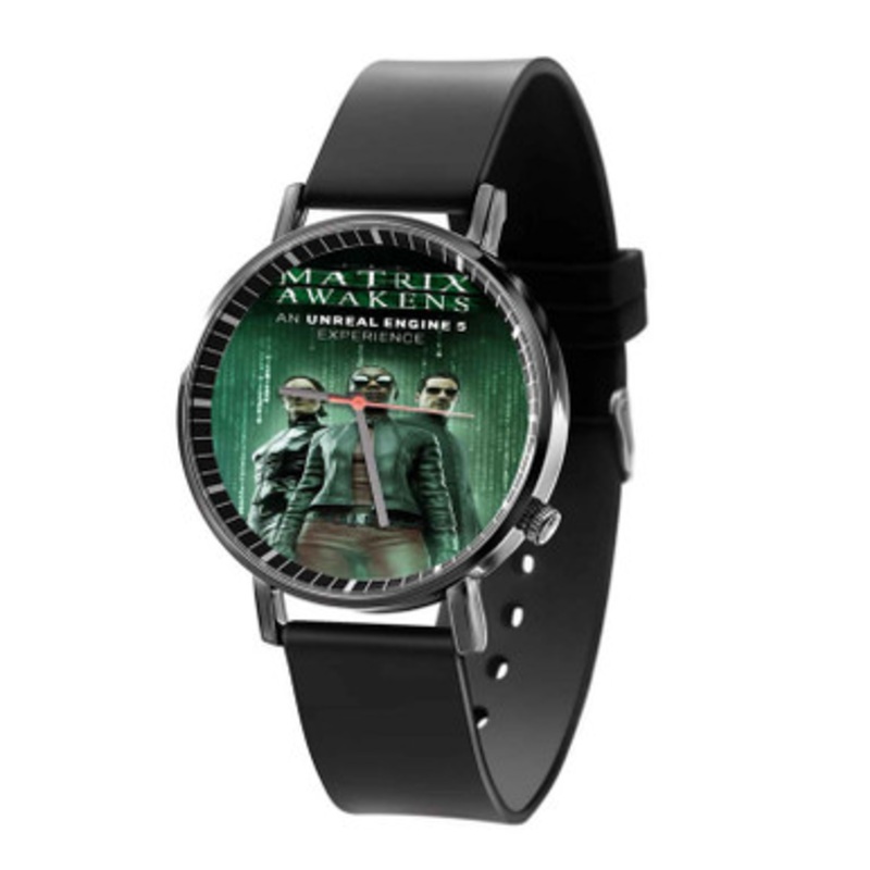 The Matrix Awakens Black Quartz Watch Unisex With Premium Gift Box