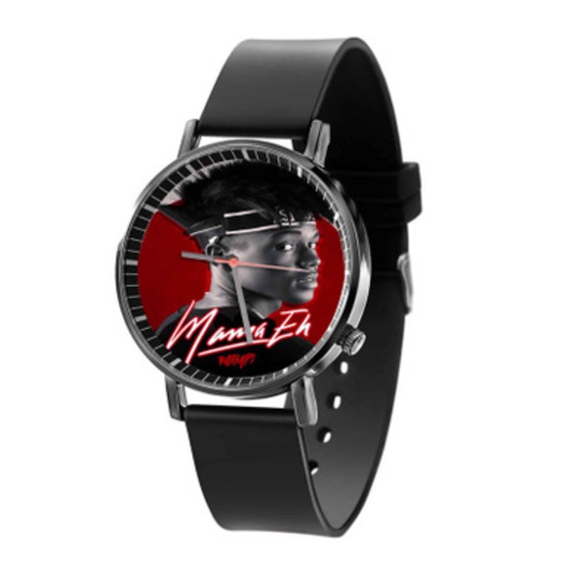 Wampi Mama Eh Black Quartz Watch Unisex With Premium Gift Box