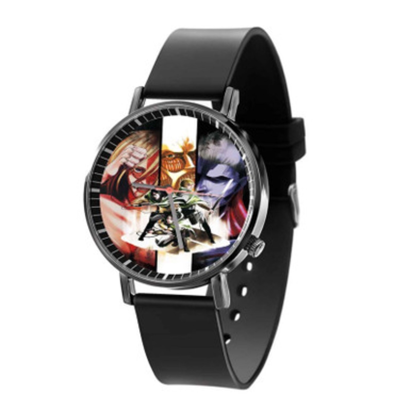 Attack On Titan Season 3 Art Unisex Quartz Watch With Premium Gift Box