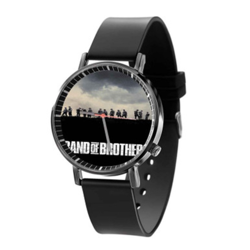 Band of Brothers Black Quartz Watch Unisex With Premium Gift Box