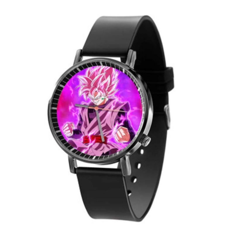 Black Super Saiyan Rose Black Quartz Watch Unisex With Premium Gift Box