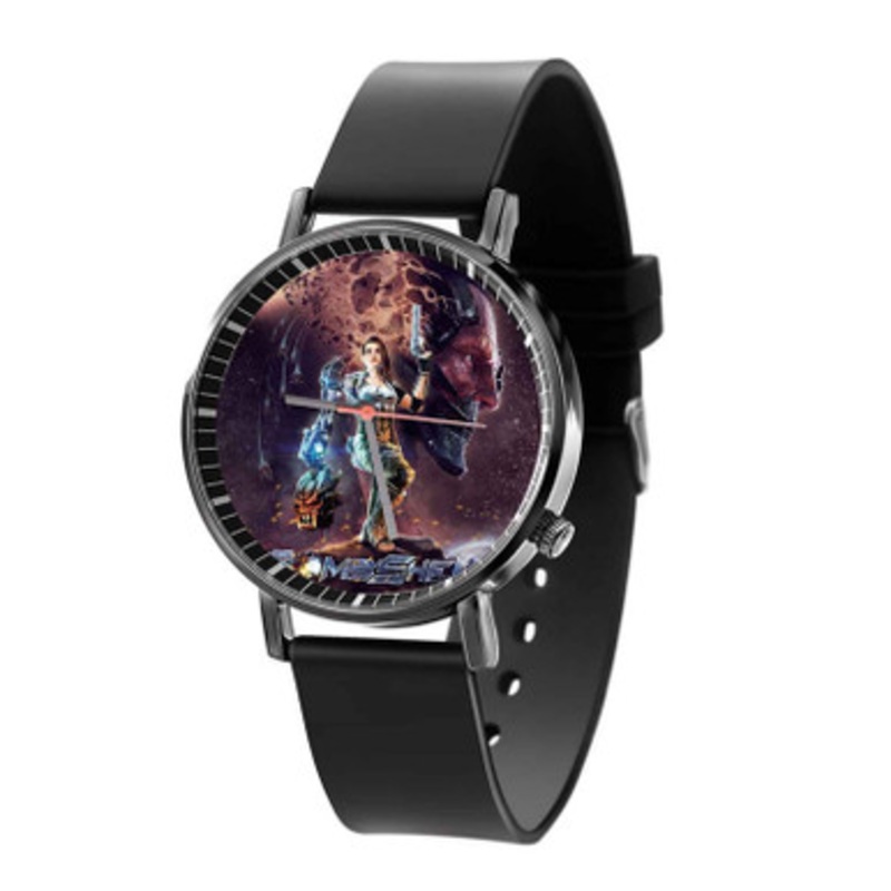 Bombshell Great Unisex Black Quartz Watch With Premium Gift Box