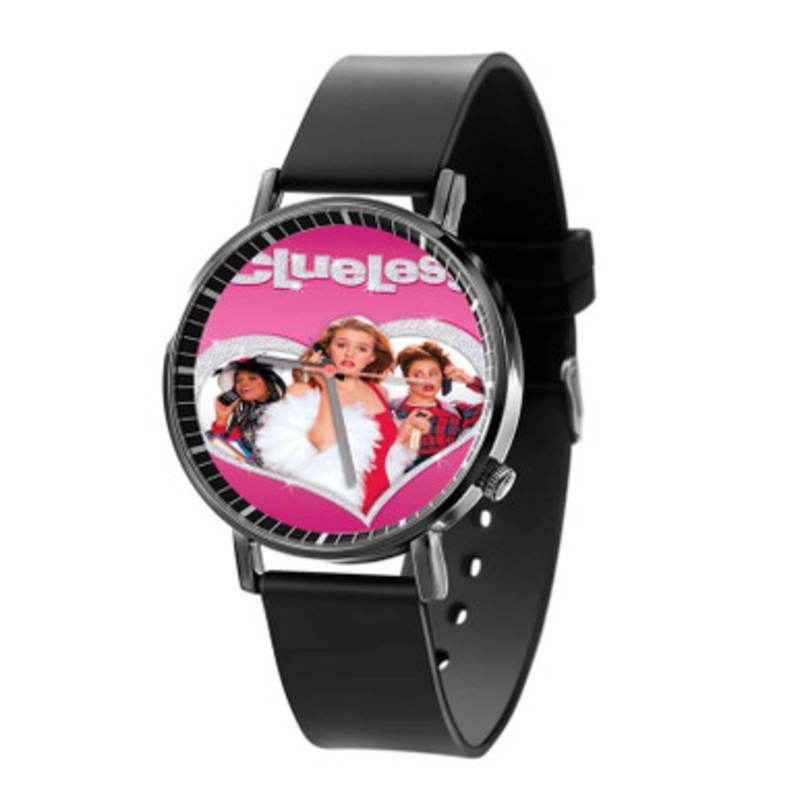 Clueless Unisex Black Quartz Watch With Premium Gift Box