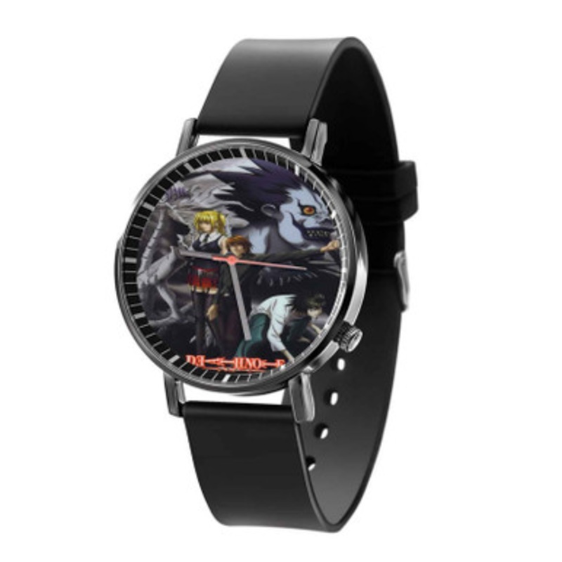 Death Note Art Cartoon Anime Black Quartz Watch Unisex With Premium Gift Box