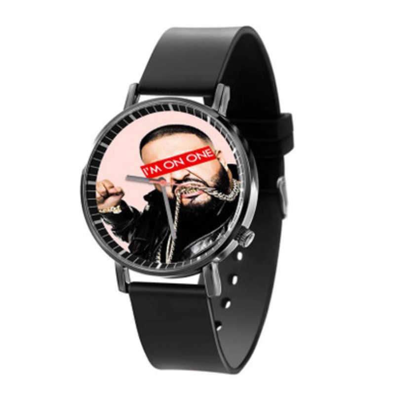 DJ Khaled I m on One Black Quartz Watch Unisex With Premium Gift Box