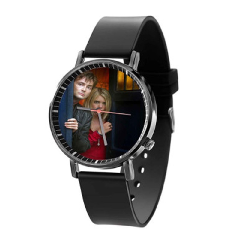 Doctor Who The Christmas Invasion Black Quartz Watch With Premium Gift Box for Unisex