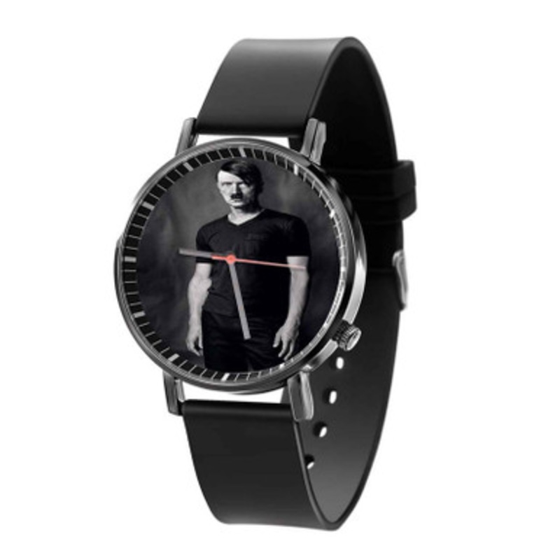 Emo Hitler Black Quartz Watch With Premium Gift Box for Unisex
