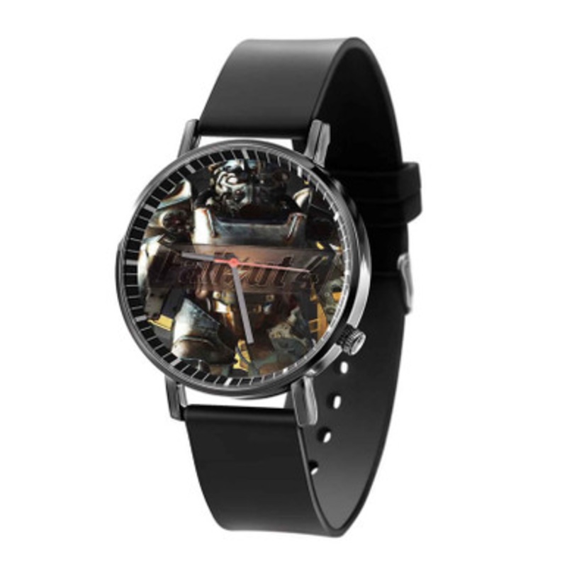 Fallout 4 Robot Black Quartz Watch Unisex With Premium Gift Box