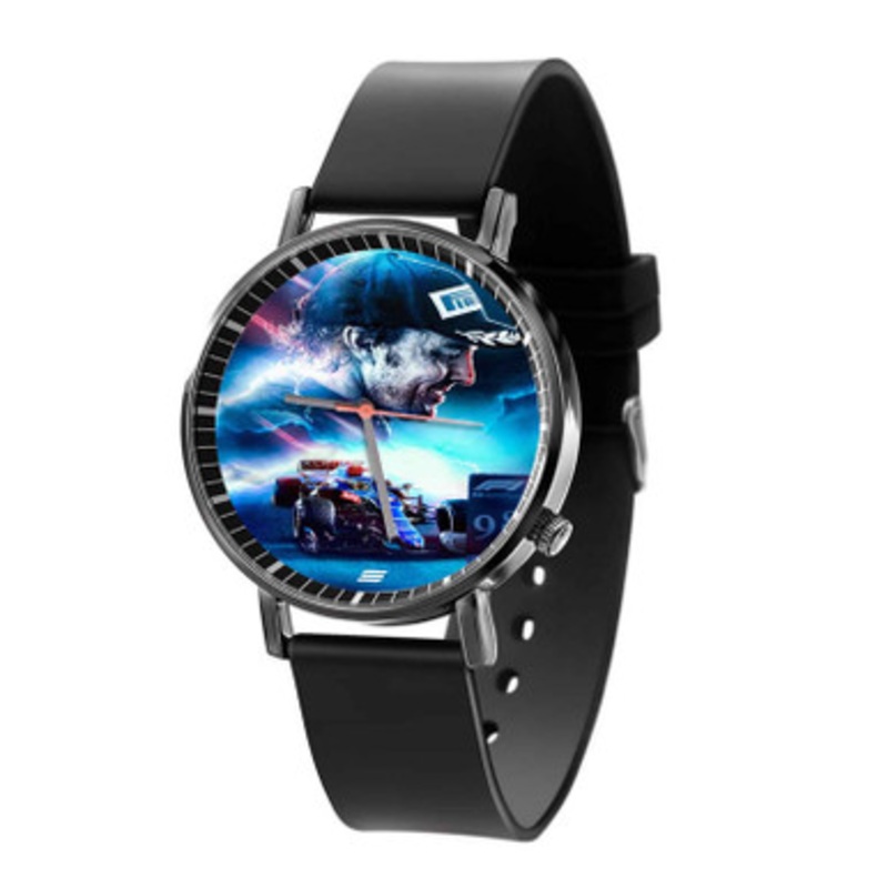 Fernando Alonso Black Quartz Watch Unisex With Premium Gift Box
