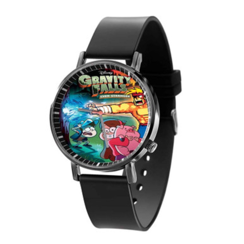 Gravity Falls Even Stranger Black Quartz Watch Unisex With Premium Gift Box