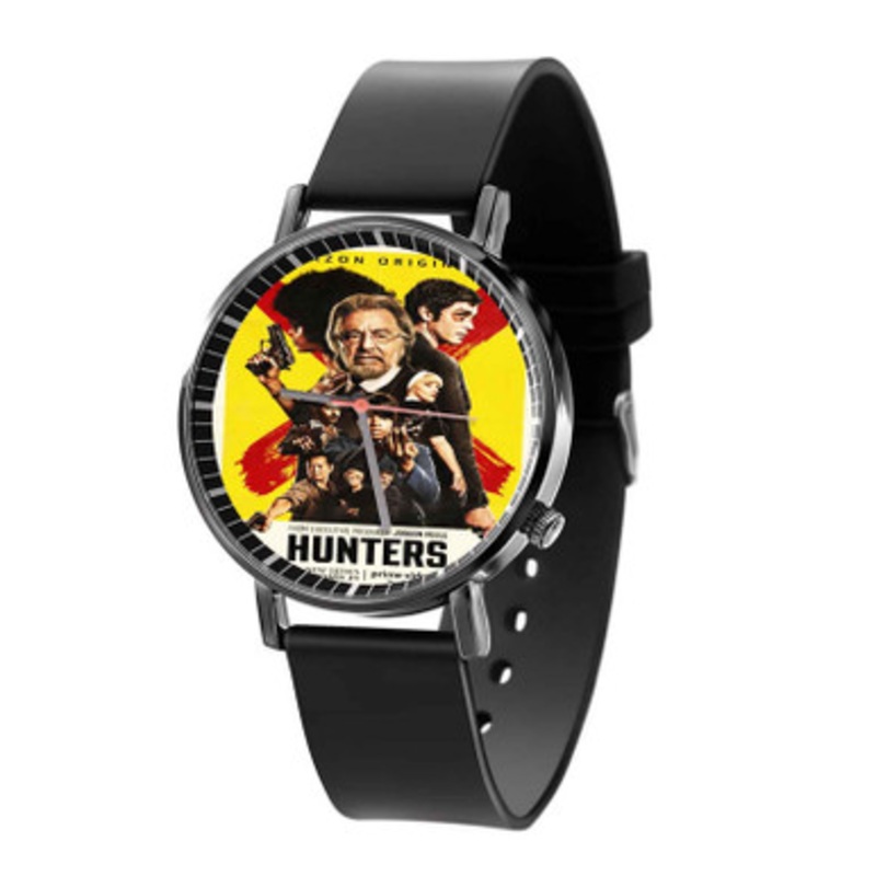 Hunters Black Quartz Watch Unisex With Premium Gift Box