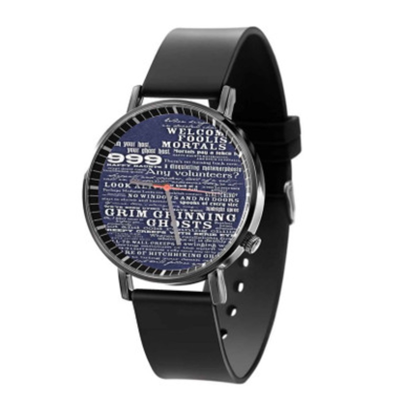 I am Your Host Your Ghost Host Haunted Mansion Black Quartz Watch Unisex With Premium Gift Box