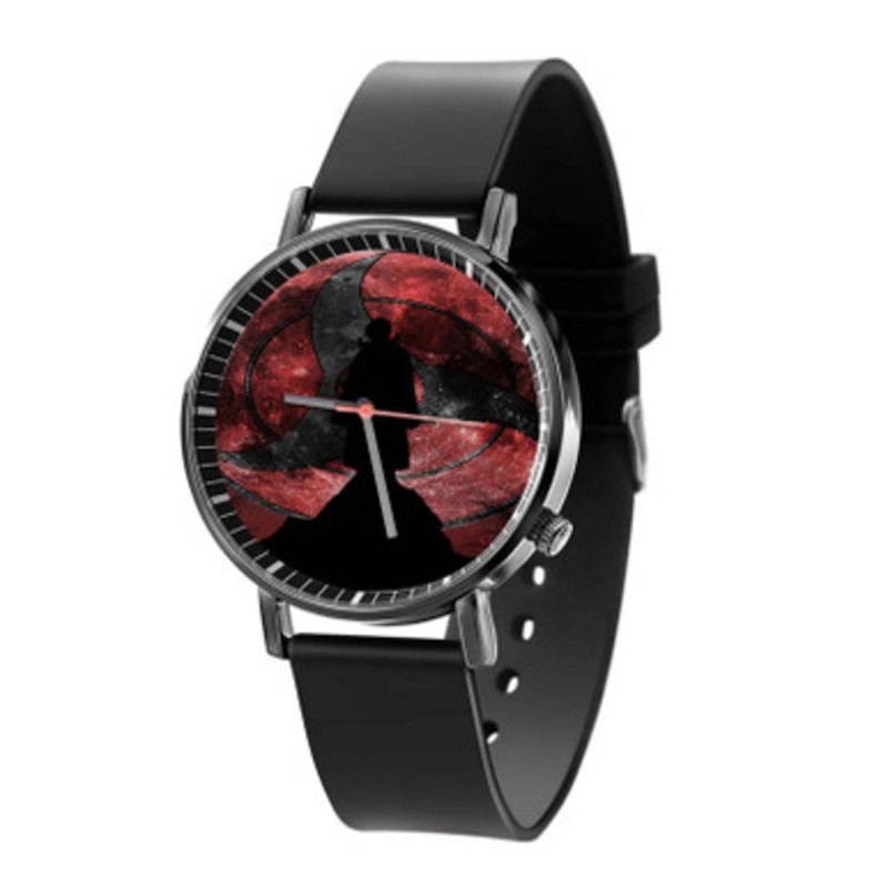 Itachi Uchiha Anime Manga Unisex Black Quartz Watch With Premium Gift Box