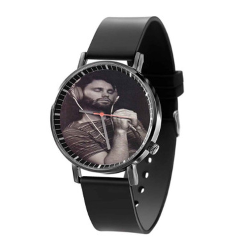 Jim Morrison Music Black Quartz Watch Unisex With Premium Gift Box