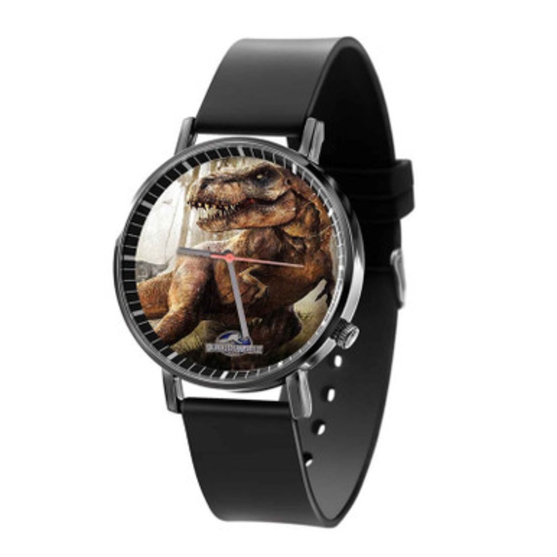 Jurassic World T Rex Black Quartz Watch Unisex With Premium Gift Box