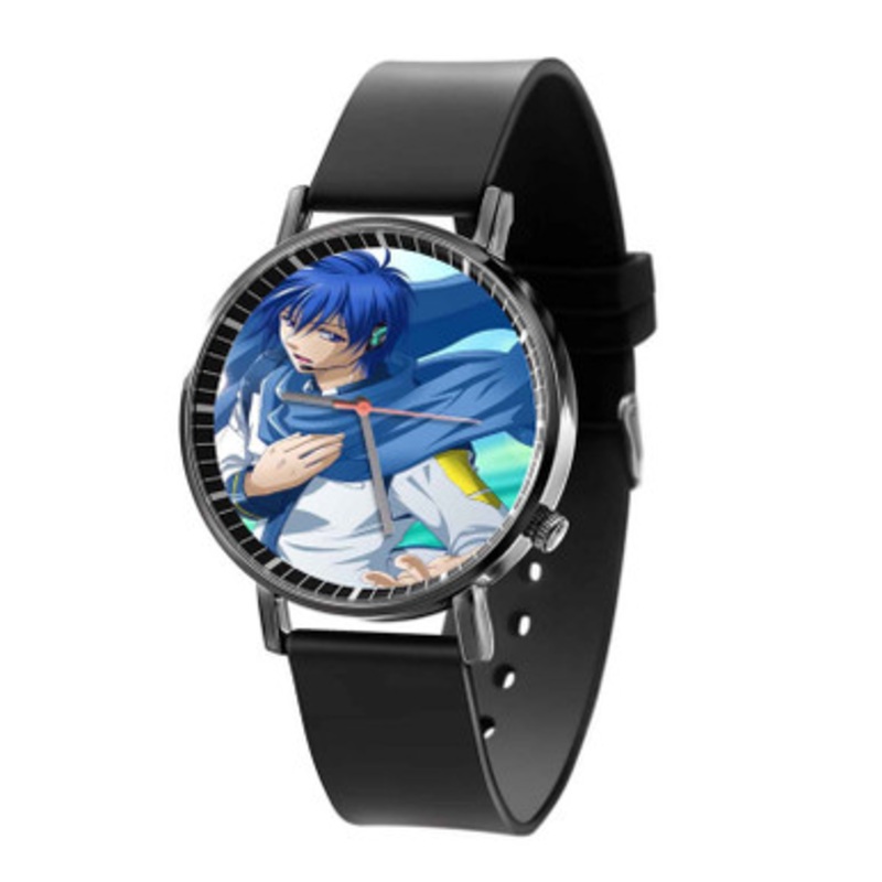 Kaito Vocaloid Unisex Black Quartz Watch With Premium Gift Box